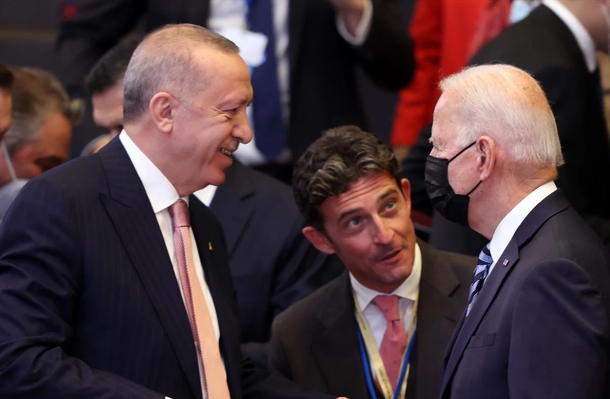 Son Dakika: Cumhurbaşkanı Erdoğan ile Biden\'ın görüşmesi başladı