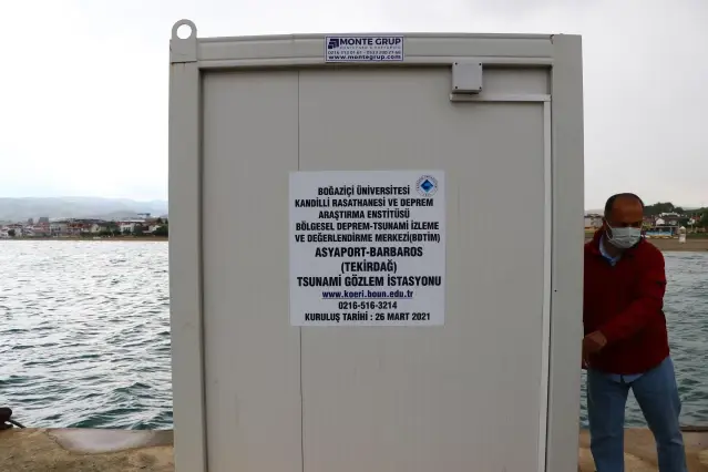 Asyaport Limanı'na deprem-tsunami gözlem istasyonu kuruldu