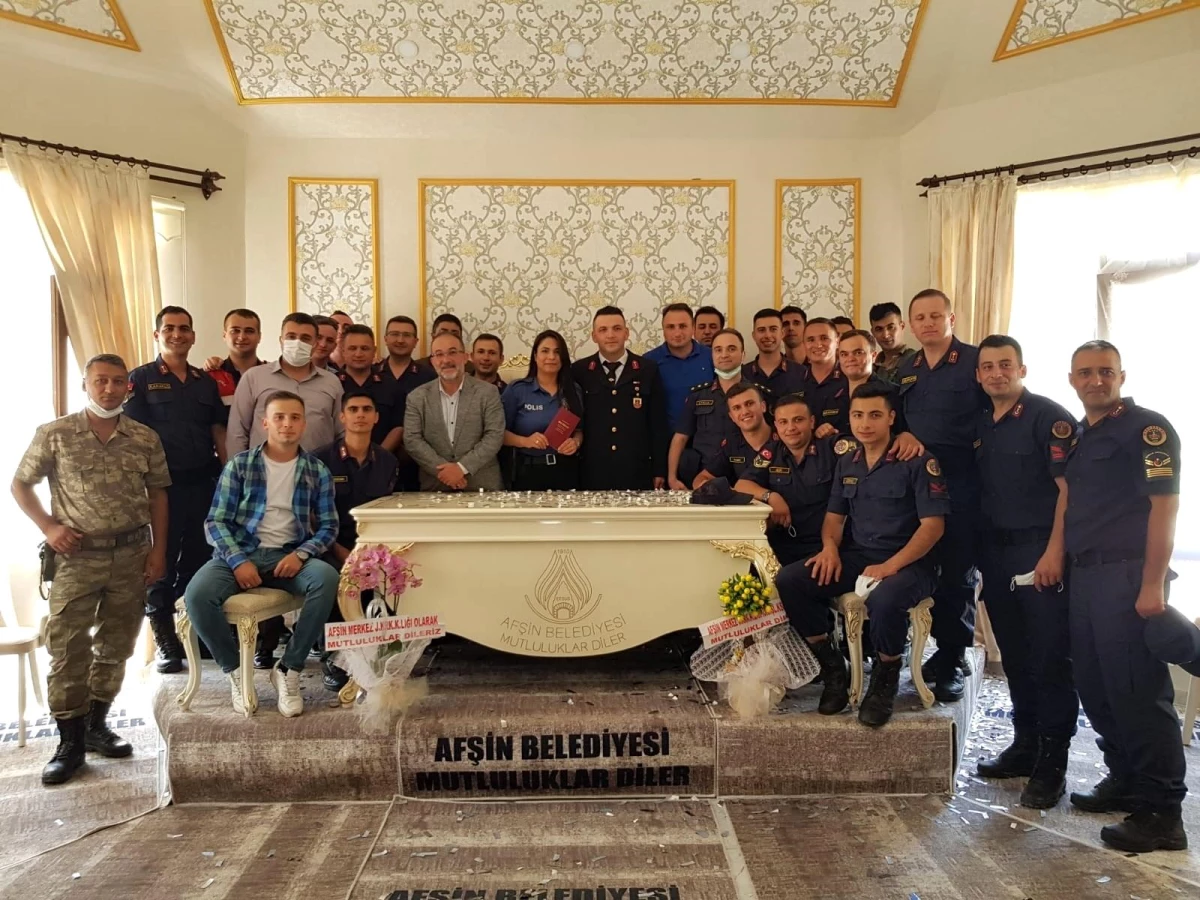 KAHRAMANMARAŞ - Nikah masasına üniforma ile oturdular