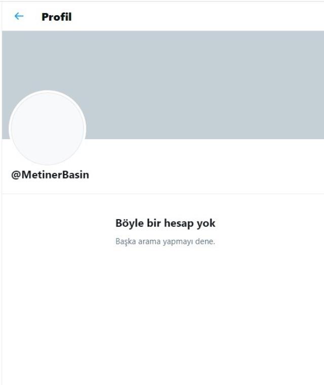 AK Partili Metiner, Cumhurbaşkanı Erdoğan'ın harekete geçmesini istediği iddialarının ardından paylaşımını silip, sosyal medya hesabını kapattı
