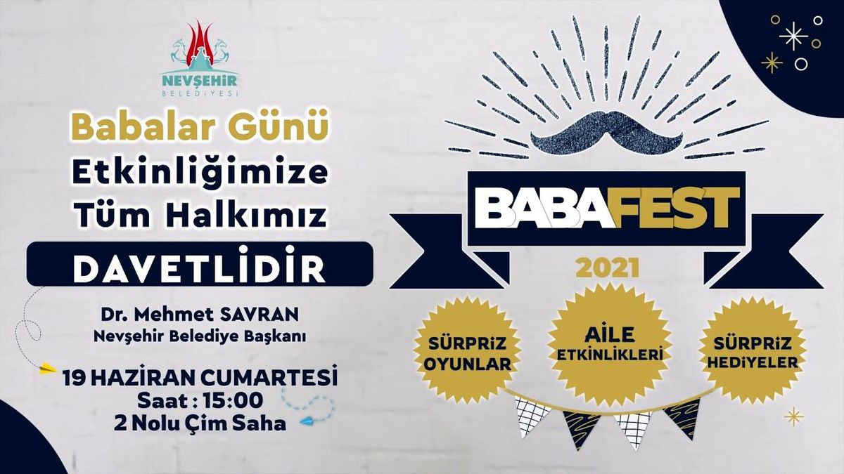 Son dakika! Bu festival babalar ve çocuklar için