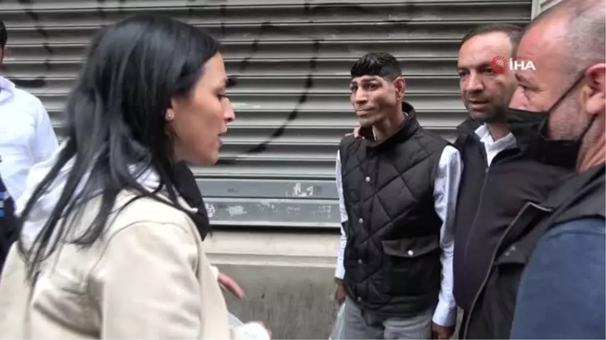 Fenomen Hiko Baba\'ya Taksim\'de yoğun ilgi