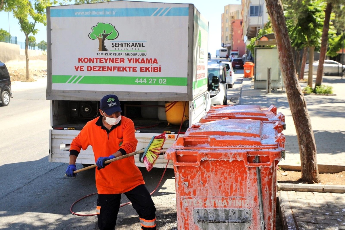 Son dakika haberleri! Şehitkamil\'de temizlik ve hijyen seferberliği sürüyor