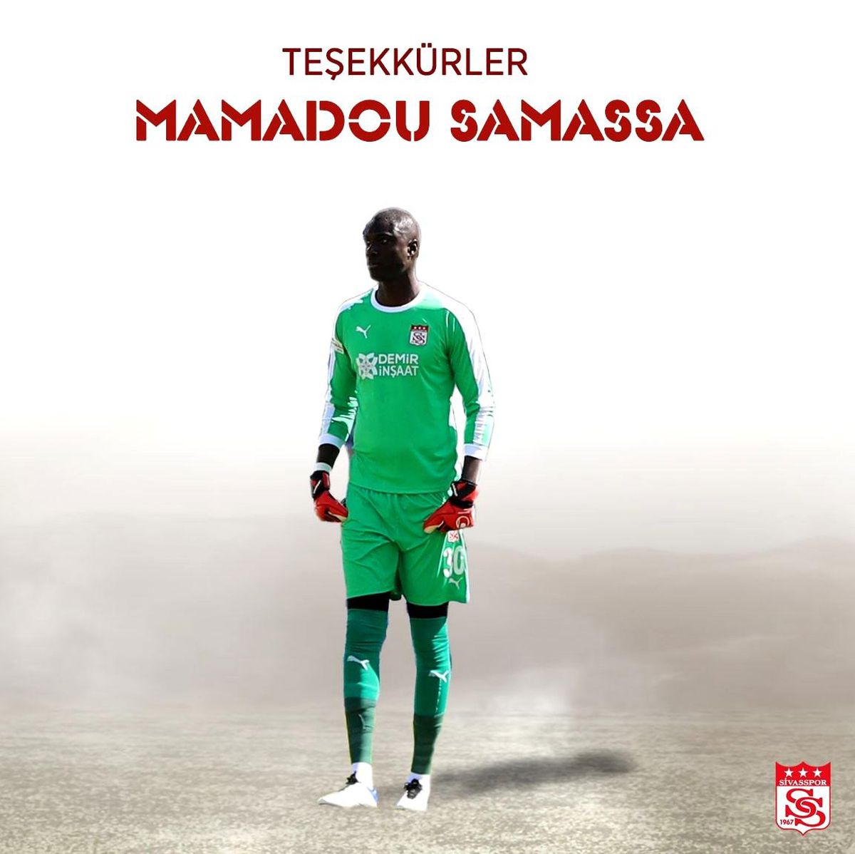 Sivasspor kaleci Samassa\'ya teşekkür etti