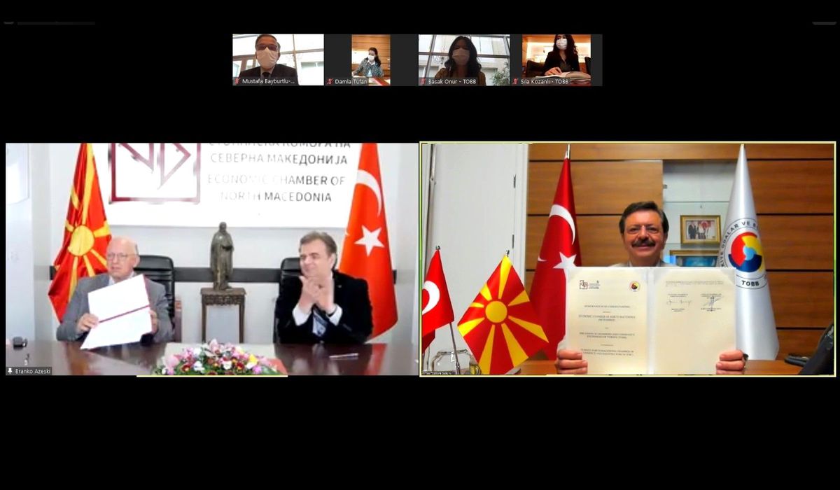 Türkiye Kuzey Makedonya TSO Forumu kuruluş anlaşması imzalandı