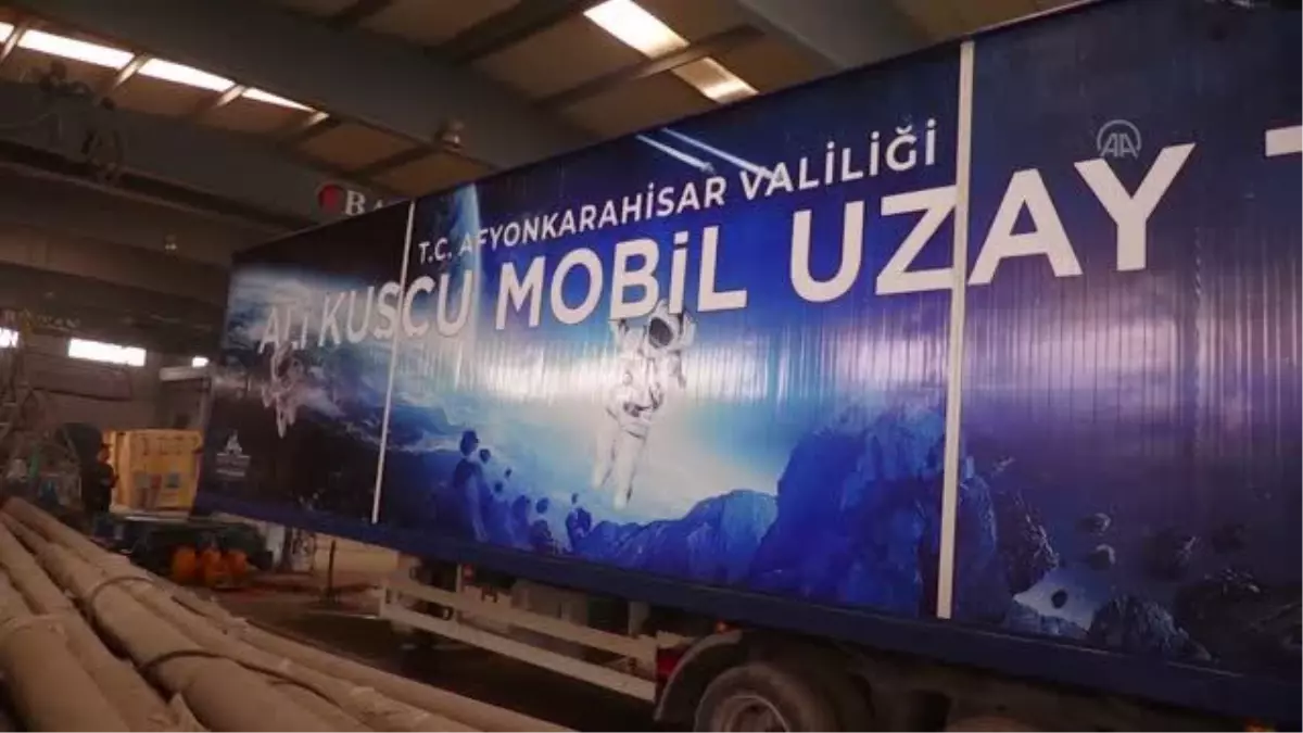 AFYONKARAHİSAR - Köylerdeki çocuklara uzayı sevdirecek "Ali Kuşçu Mobil Uzay Tırı" yola çıkıyor