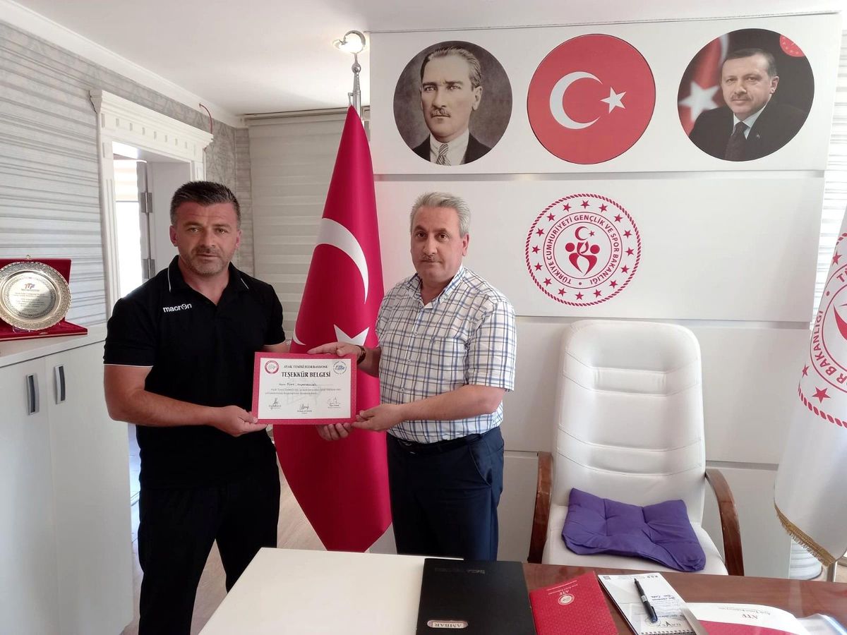Ayak Tenisi Federasyonu\'ndan ziyaret