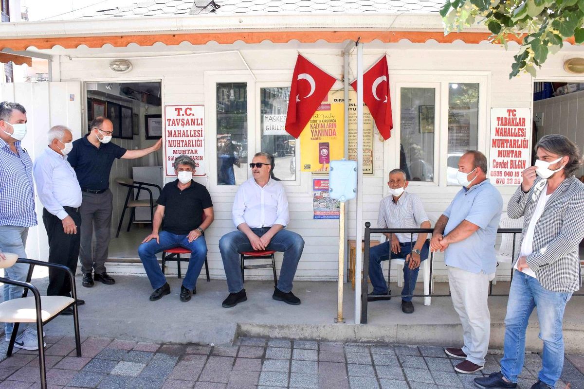 Başkan Özkan\'dan modernize edilen muhtarlıklara ziyaret