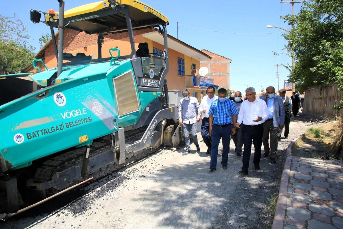 Battalgazi Belediyesi\'nden 7 sokağa 2 milyon yatırım