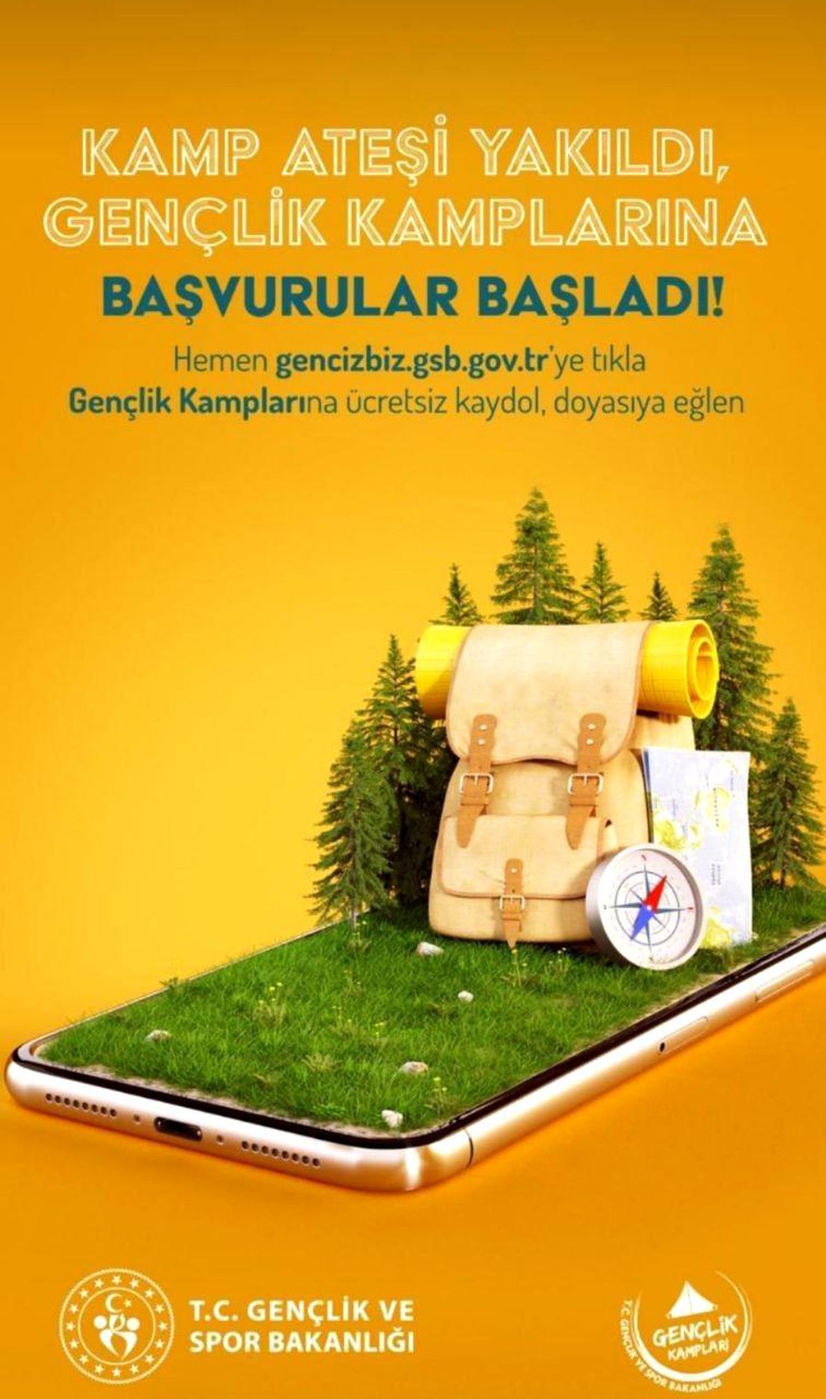 Gençlik kampları başvuruları başladı