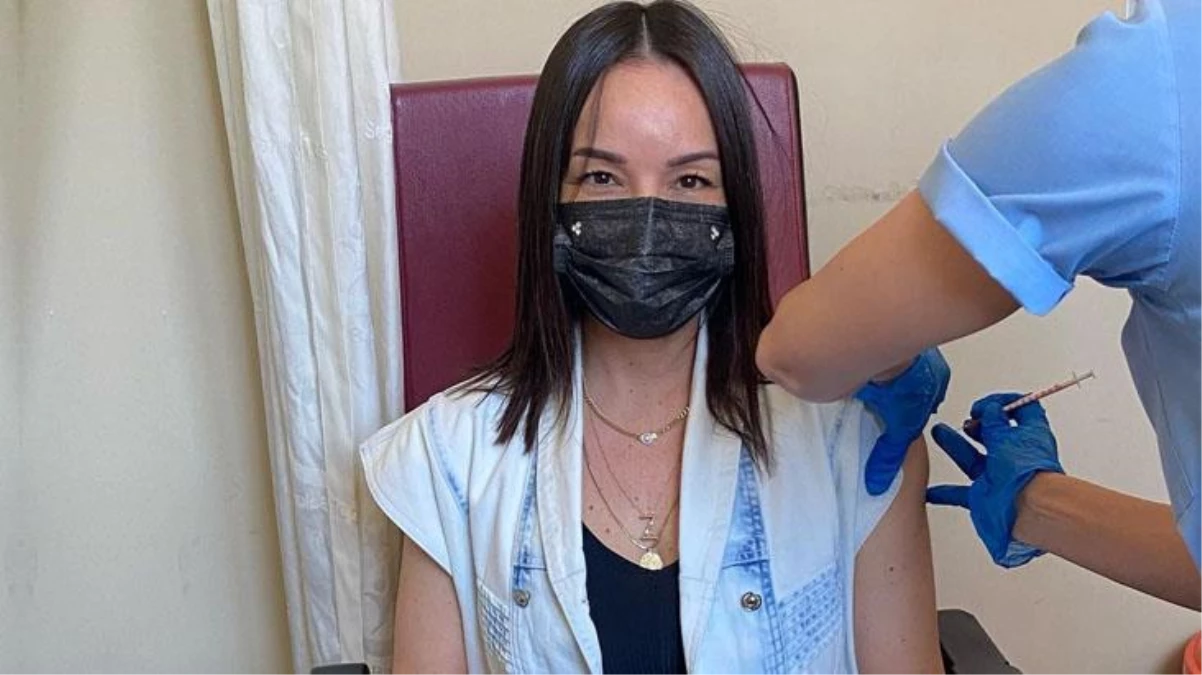 5 aylık hamile Bengü koronavirüs aşısı yaptırdı! Bebeği antikorlu doğacak