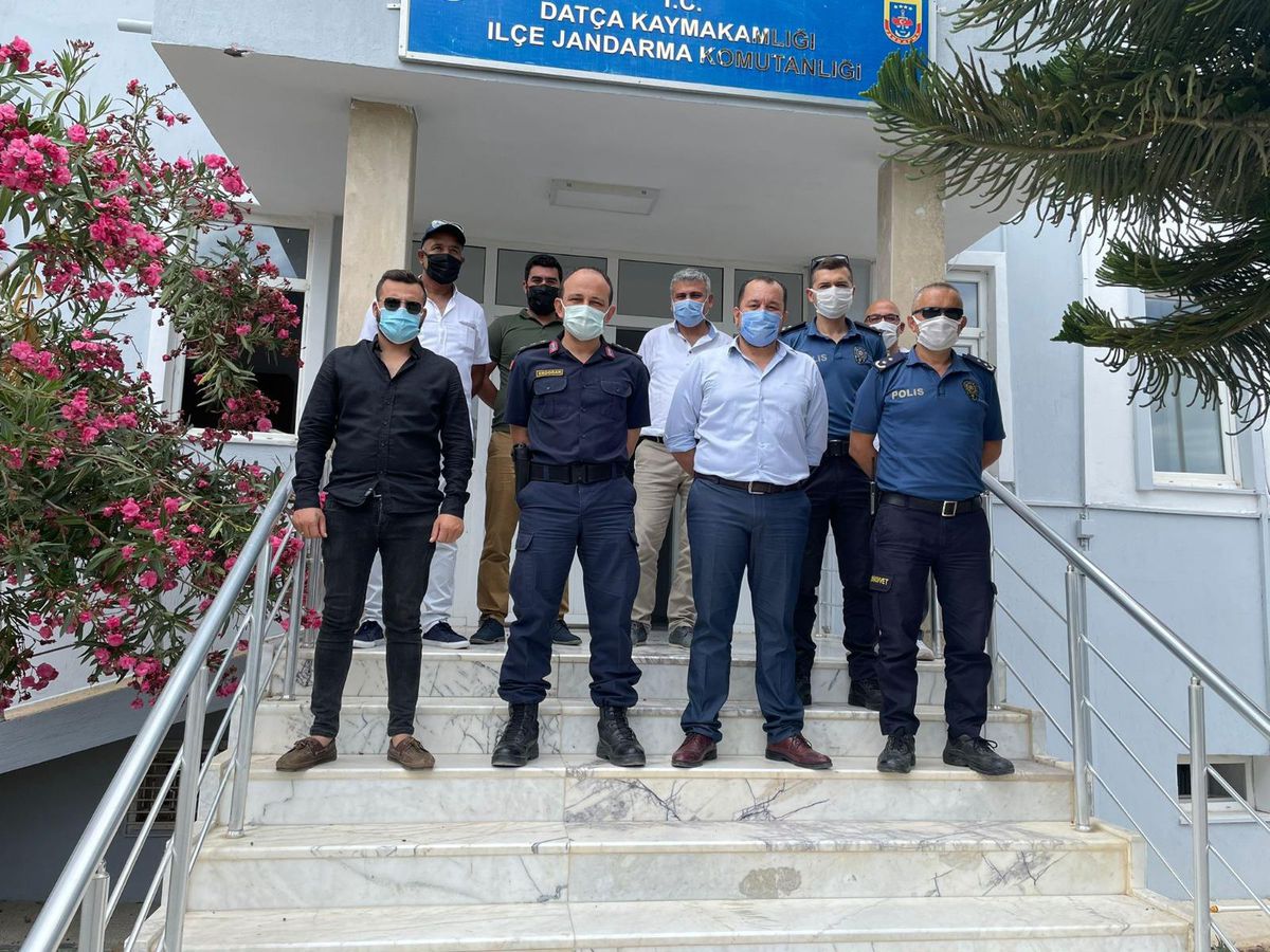 Son dakika haber | MHP Datça İlçe Başkanı Akyel, İlçe Jandarma Komutanlığını ziyaret etti