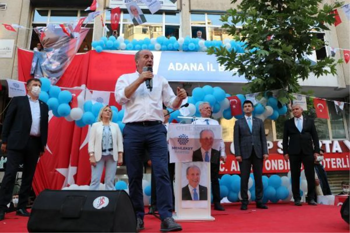 CHP ile Memleket Partisi arasında afiş krizi! İnce Adana\'da Zeydan Karalar\'a sert çıktı