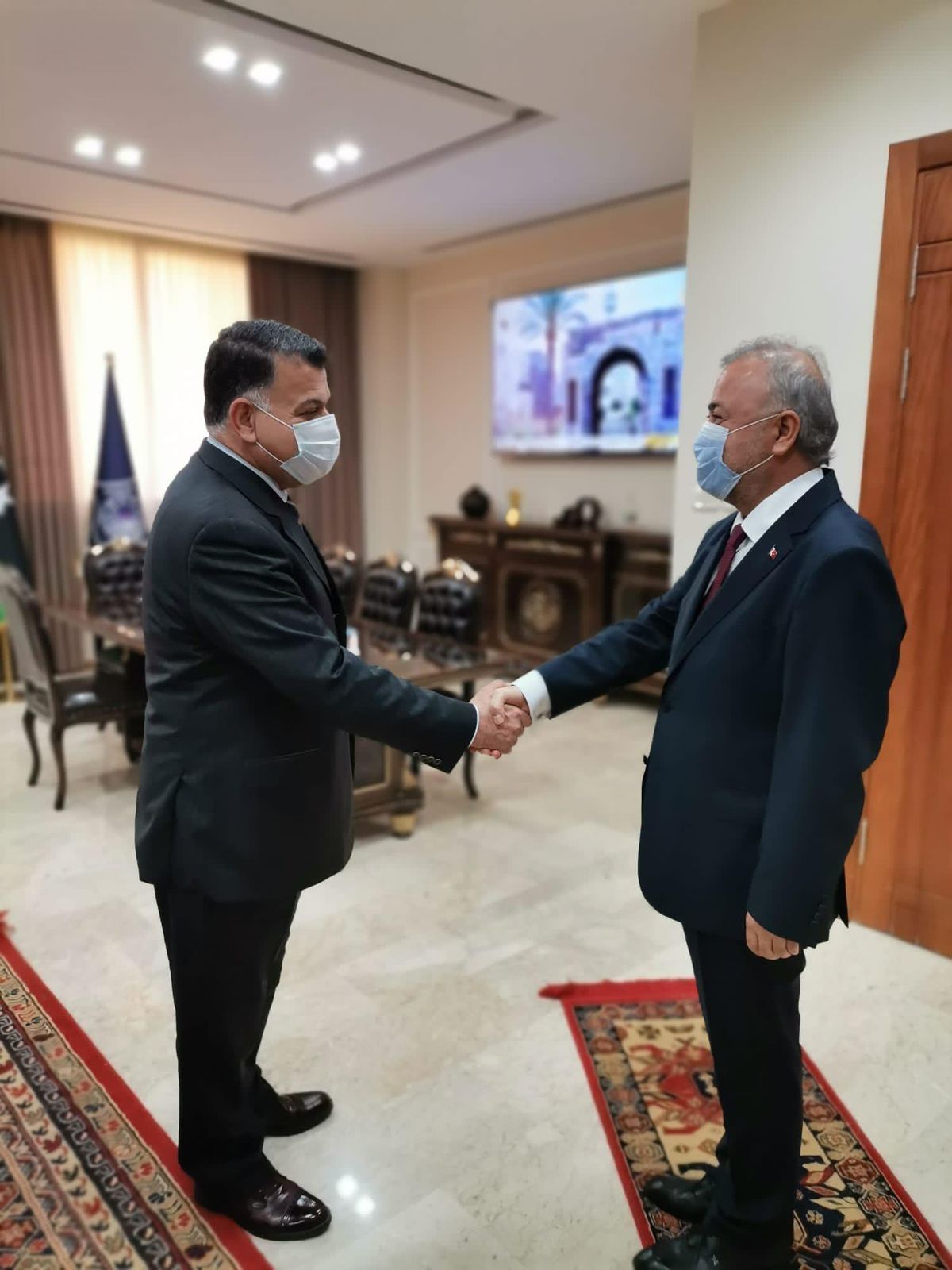 Türkiye\'nin Trablus Büyükelçisi Yılmaz, Libya İçişleri Bakanı Mazin ile iç güvenlik konularını görüştü