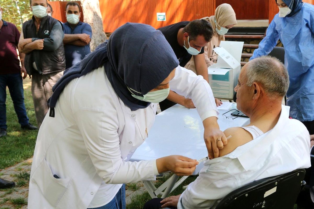 Yahyalı Belediyesi aşılama kampanyasına katıldı