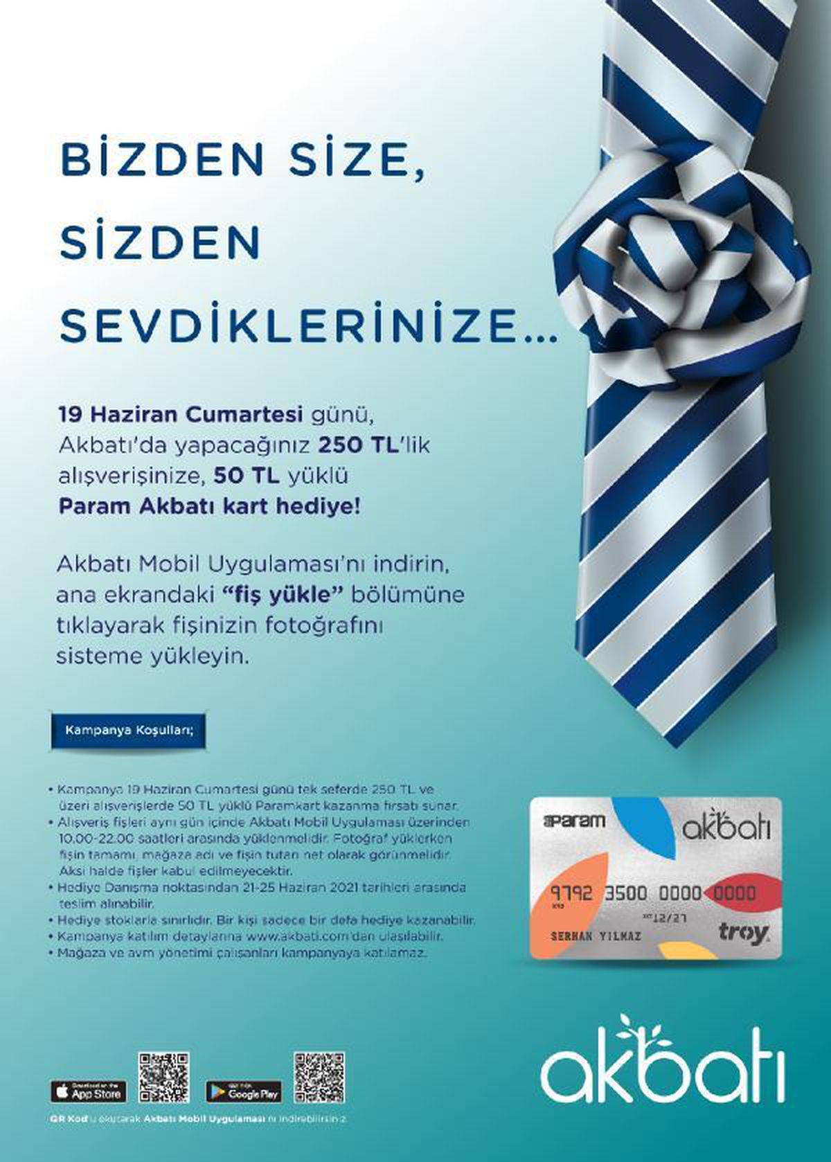 Akbatı\'dan Babalar Günü\'ne özel kampanya