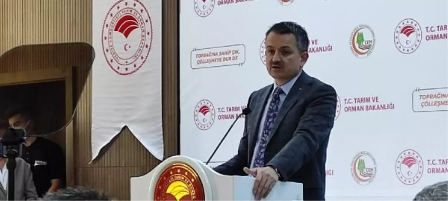 Pakdemirli: "Pandemi sonrası dünyada verimli arazilere, sağlıklı ekosistemlere her zamankinden çok daha fazla ihtiyacımız olduğunu net bir şekilde...