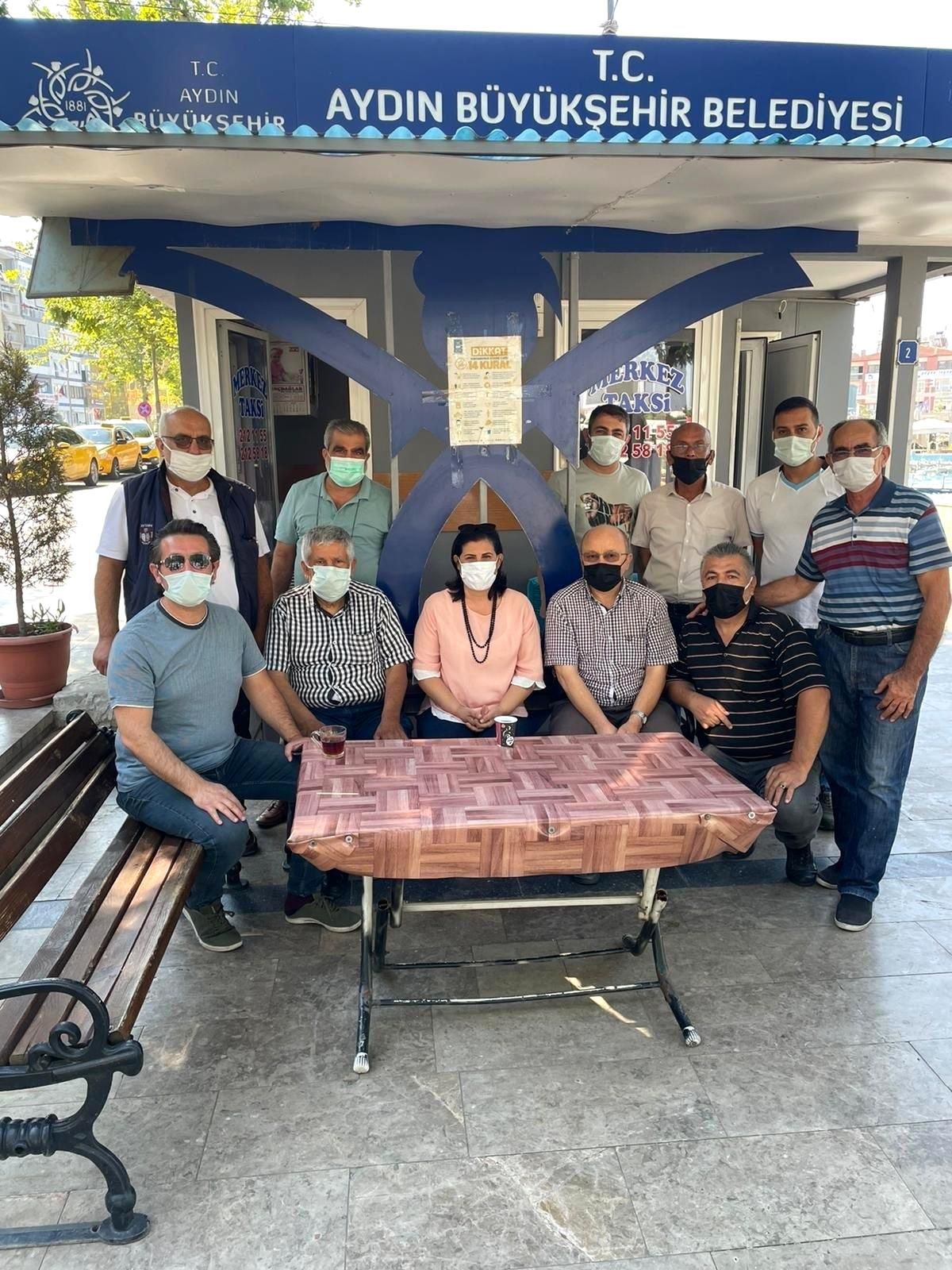 Başkan Çerçioğlu\'ndan taksicilere sürpriz ziyaret