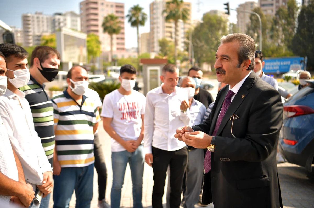 Çetin, İstihdam Birimi\'ne başvuran 50 kişiyi iş görüşmesine uğurladı