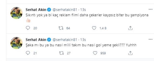Eski milli futbolcu Serhat Akın, birlikte çalıştığı Şenol Güneş ve Kenan Karaman'a demediğini bırakmadı
