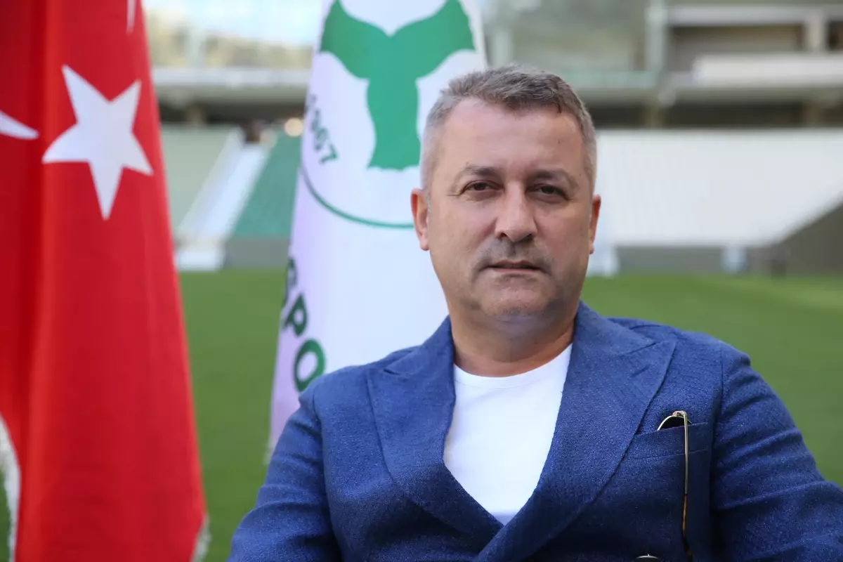 Giresunspor Kulübü Başkanı Hakan Karaahmet\'in hedefi Süper Lig\'de kalıcı olmak