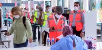 İstanbul Havalimanı'nı aşı merkezinde havalimanı çalışanları aşılanmaya başladı