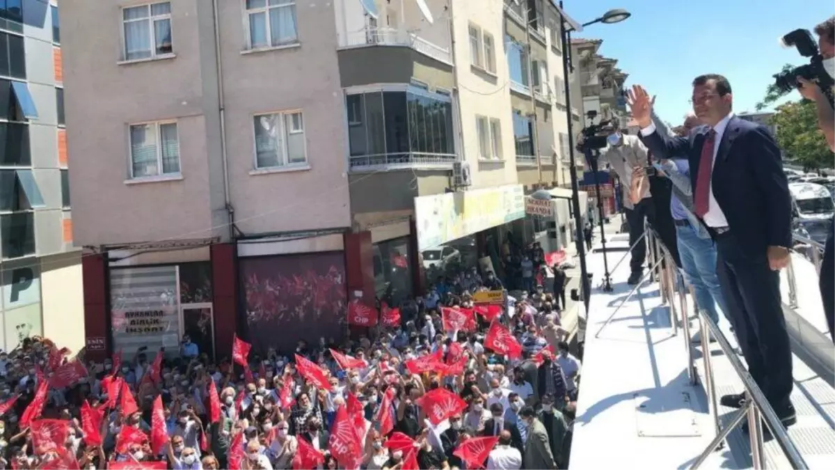 Malatya\'nın Ekrem İmamoğlu sevgisi! Karşılama törenini mitinge çevirdiler