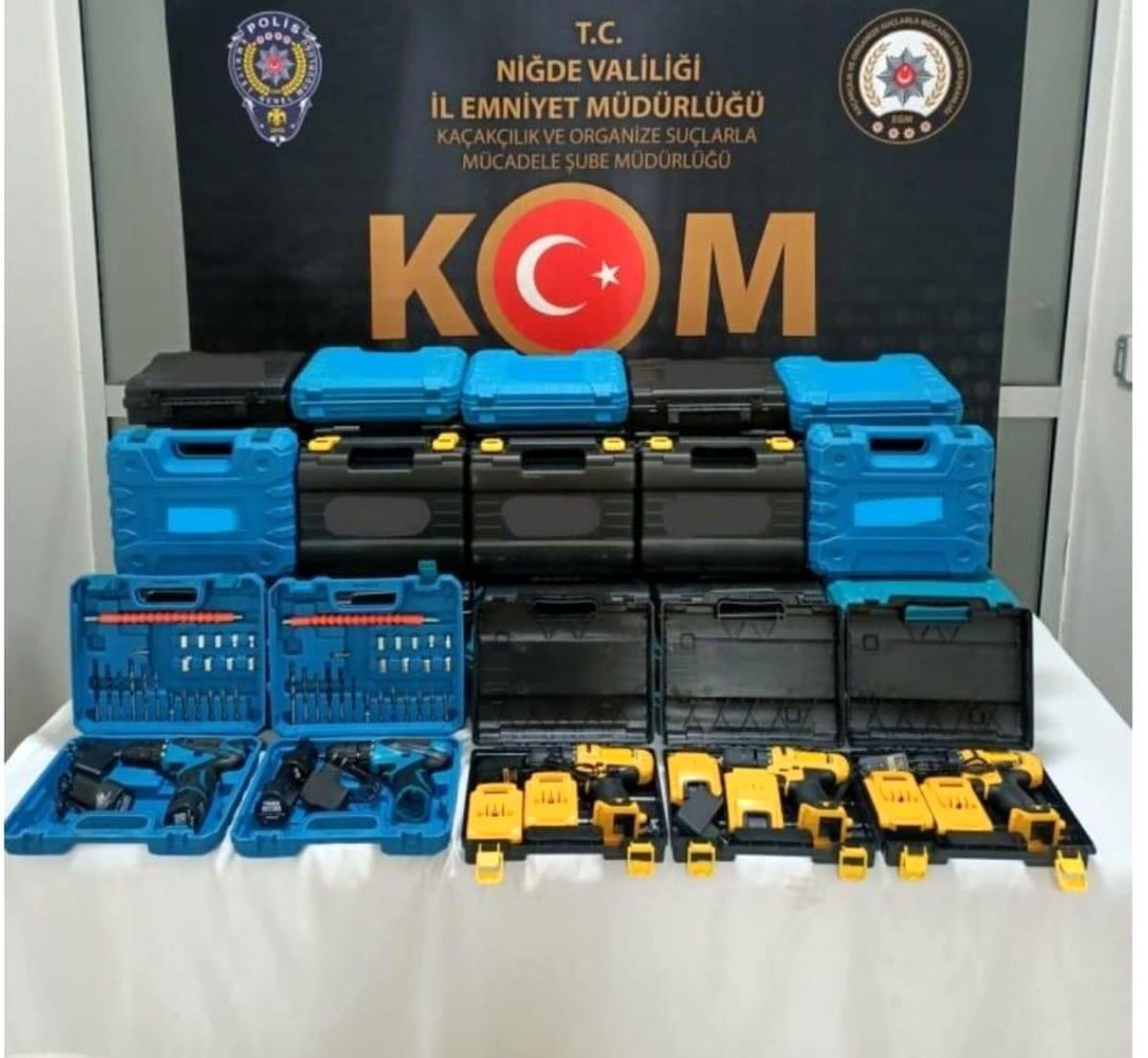 Son dakika haberleri! Niğde Polisinden \'matkap\' operasyonu
