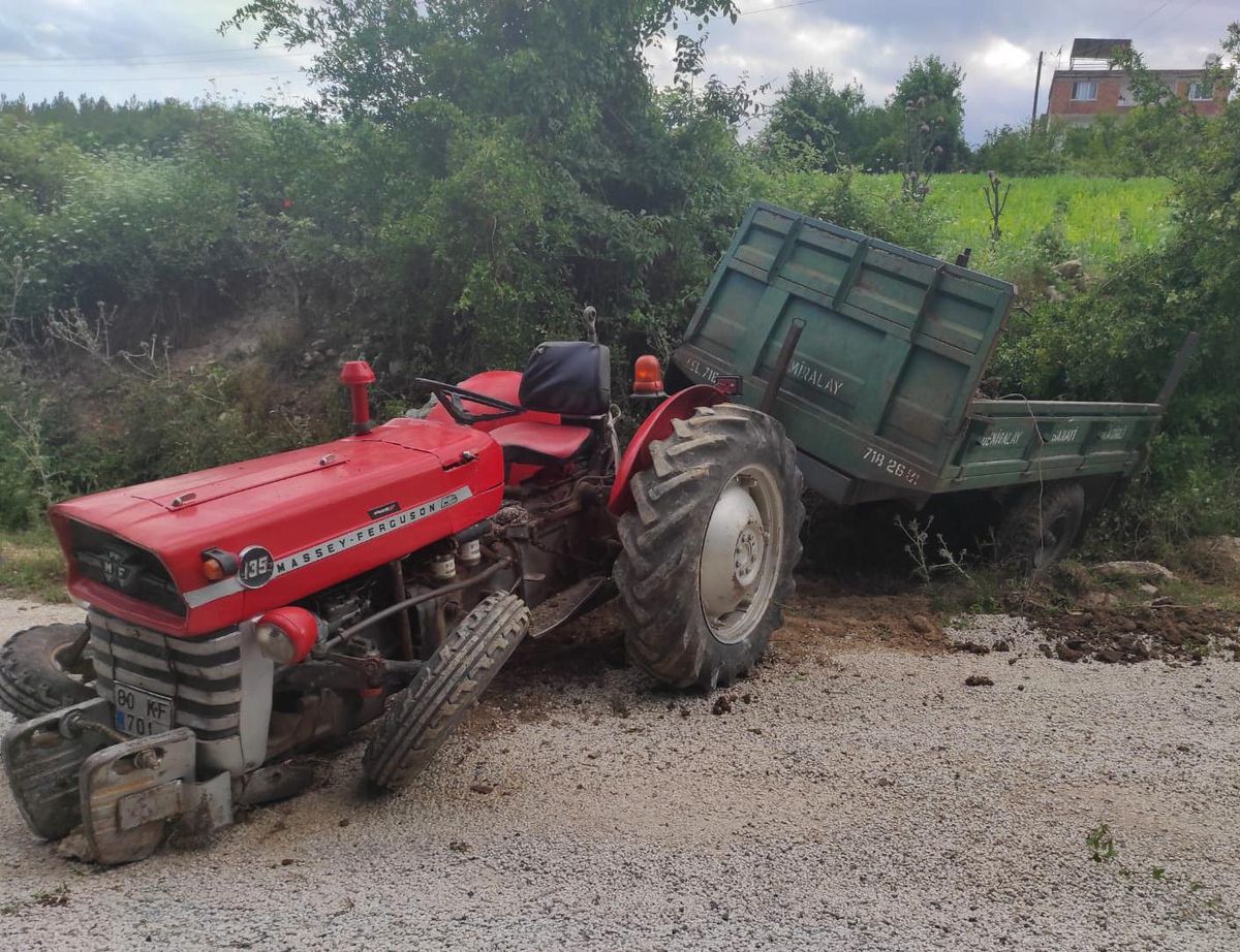 Son dakika haberi... Osmaniye\'de traktörün altında kalan kişi hayatını kaybetti
