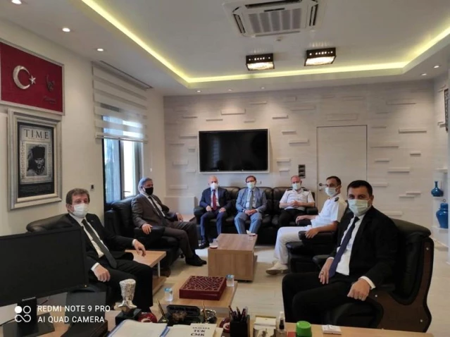 Vali Orhan Tavlı'dan Bodrum Cumhuriyet Başsavcısı Şükrü Arslan'a Ziyaret