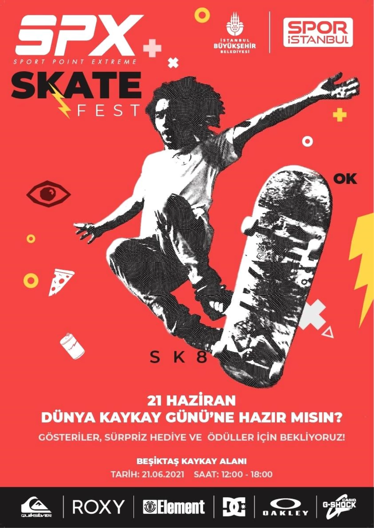 21 Haziran Dünya Kaykay Günü, SPX-Skate Fest\'te kutlanacak