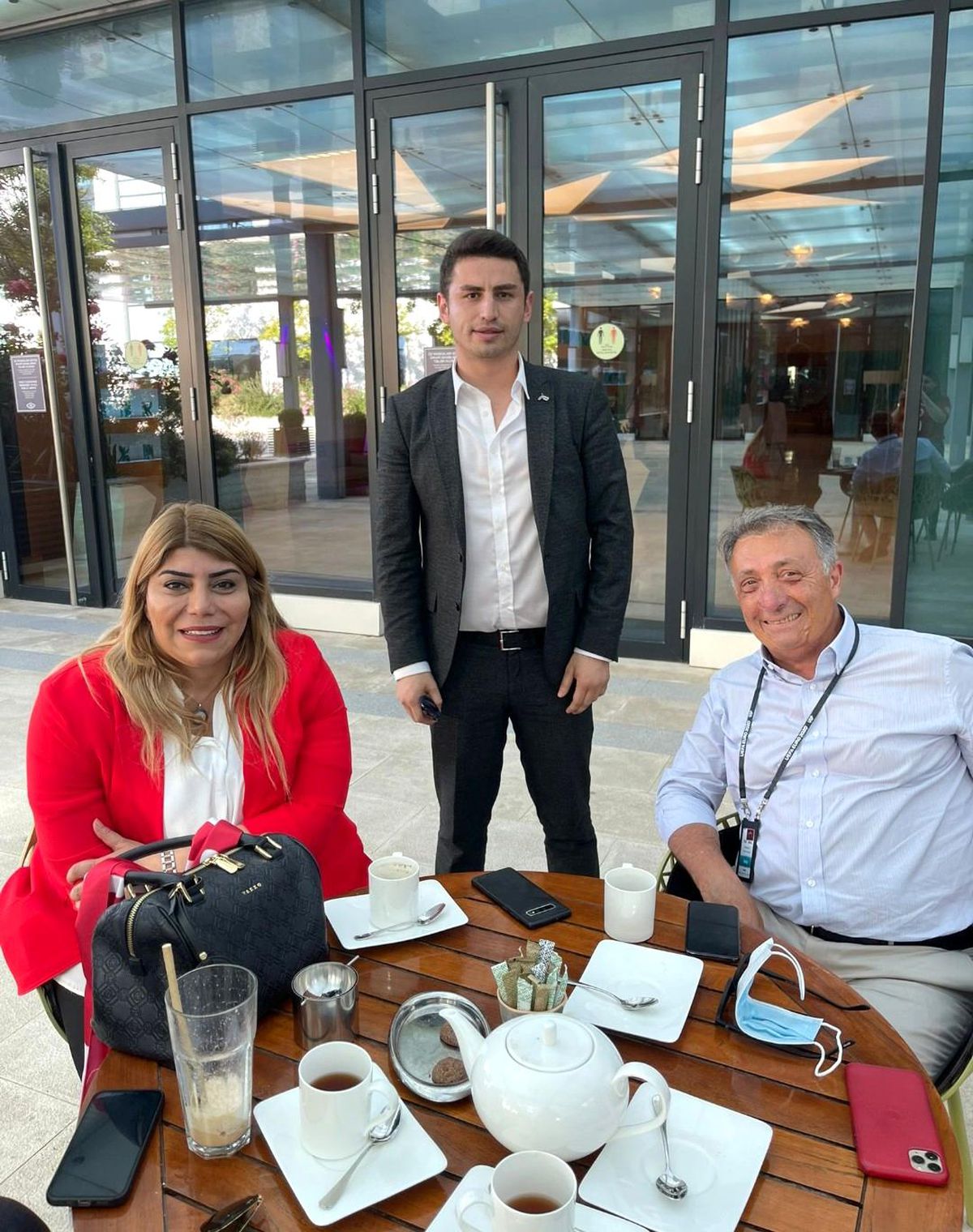 Ahmet Nur Çebi, Berna Gözbaşı ve Efe Bezci, Bakü\'de buluştu