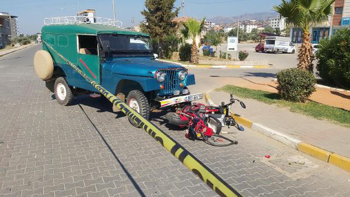 Cip ile çarpışan elektrikli motosikletin sürücüsü hayatını kaybetti