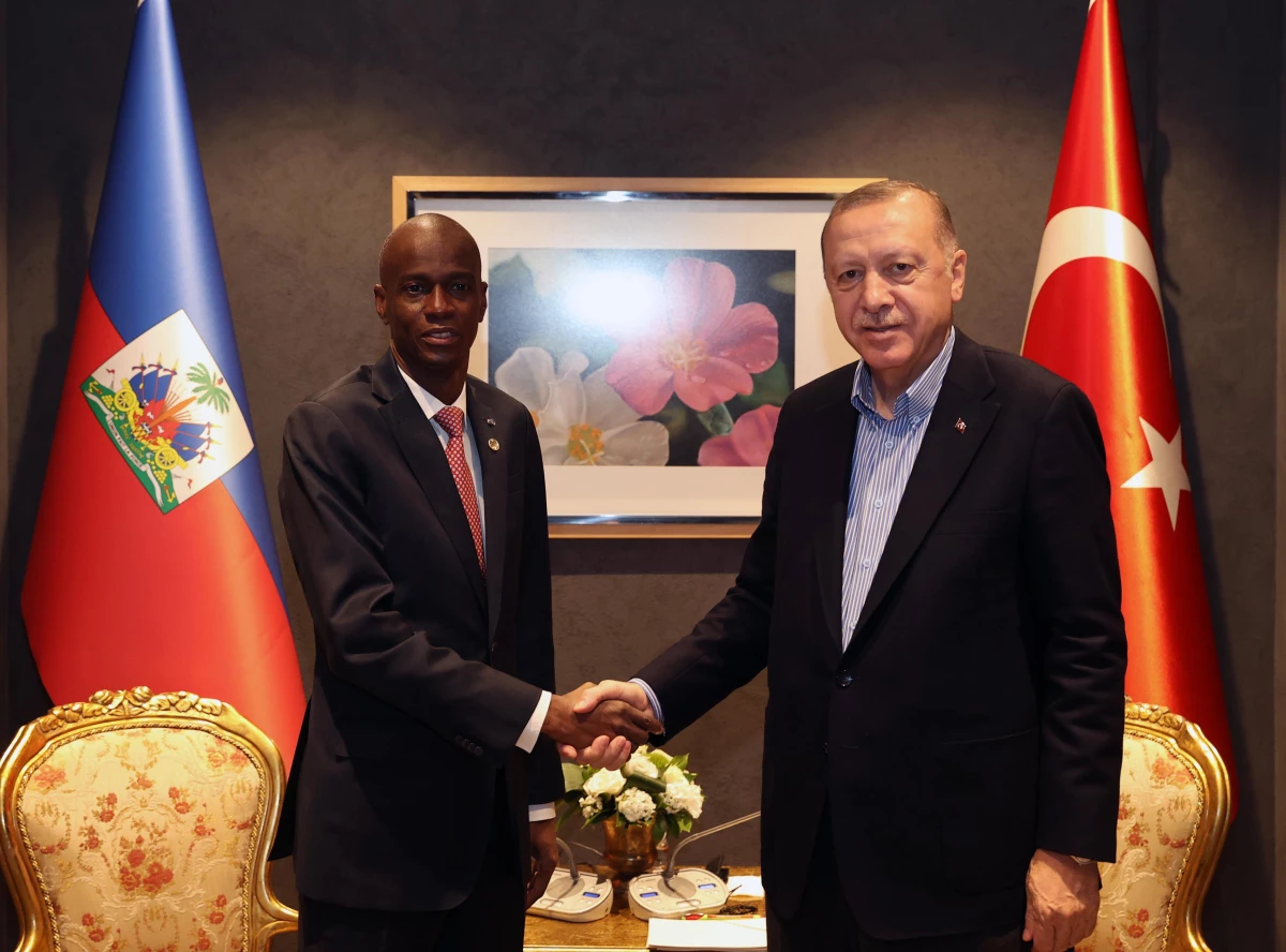 Son dakika haberi... Cumhurbaşkanı Erdoğan, Haiti Cumhurbaşkanı Moise ile görüştü
