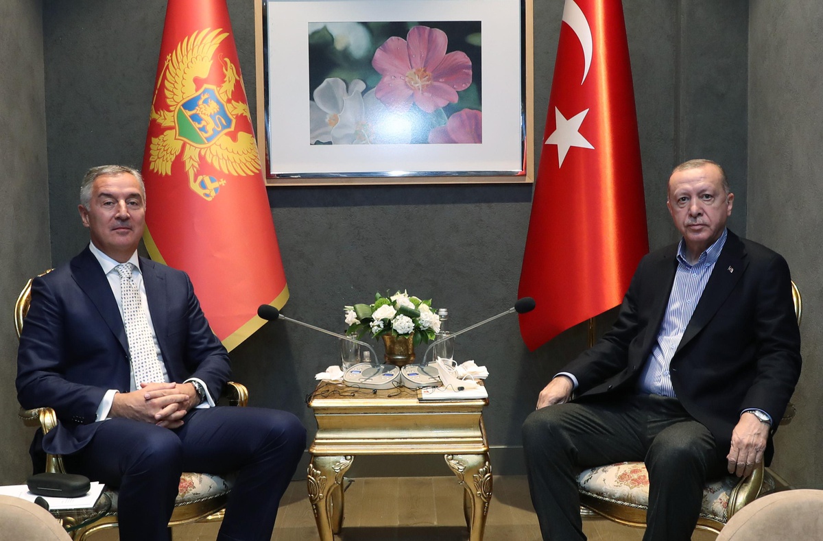 Cumhurbaşkanı Erdoğan, Karadağ Cumhurbaşkanı Cukanoviç\'le görüştü