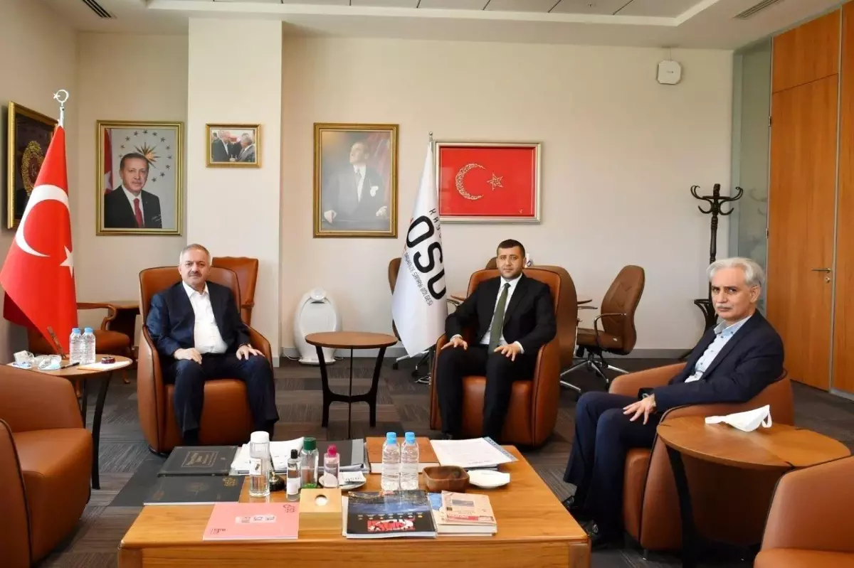 Ersoy\'dan Nursaçan\'a nezaket ziyareti