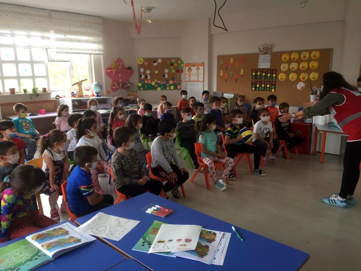 Genç Kızılay Bilecik gönüllüleri anaokulu öğrencileriyle buluştu
