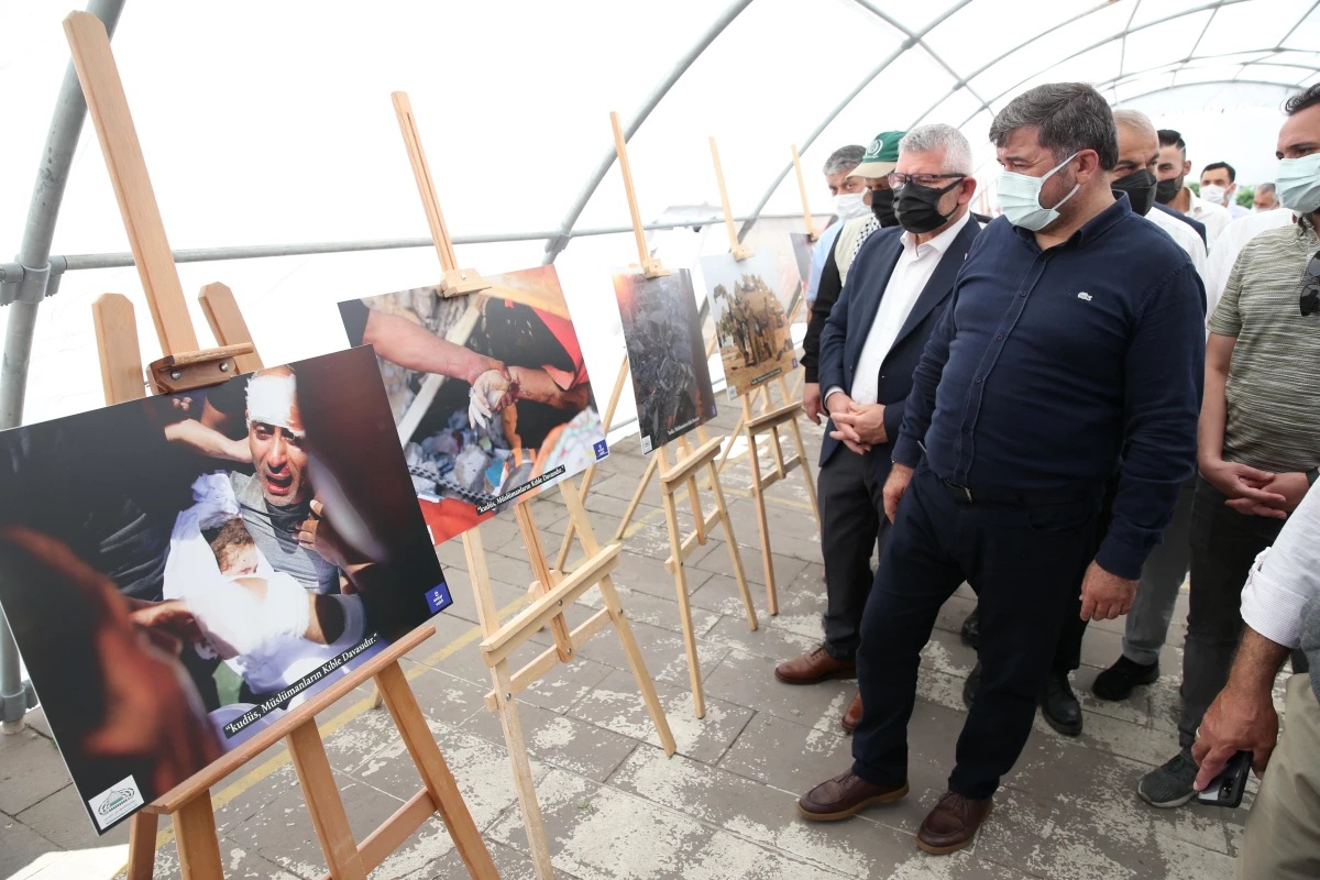 Son dakika: Giresun\'da, "Kudüs: Müslümanların kıble davasıdır" konulu fotoğraf sergisi açıldı