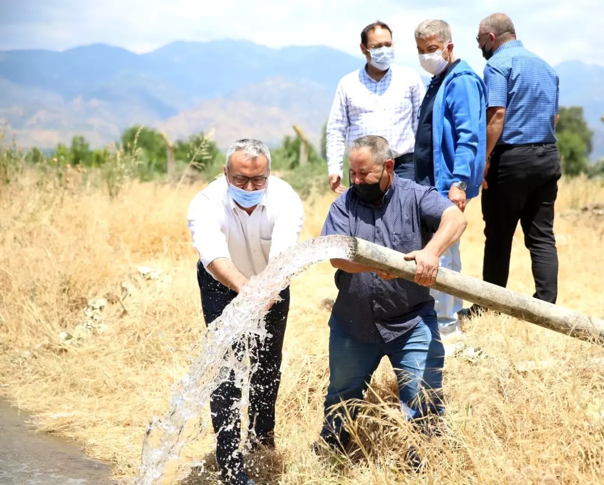 Gölhisar tarımsal sulama kuyusu faaliyete geçti