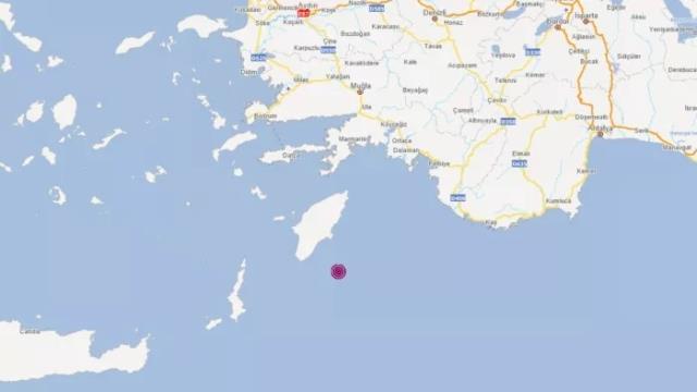 Marmaris'te 4,1 büyüklüğünde deprem