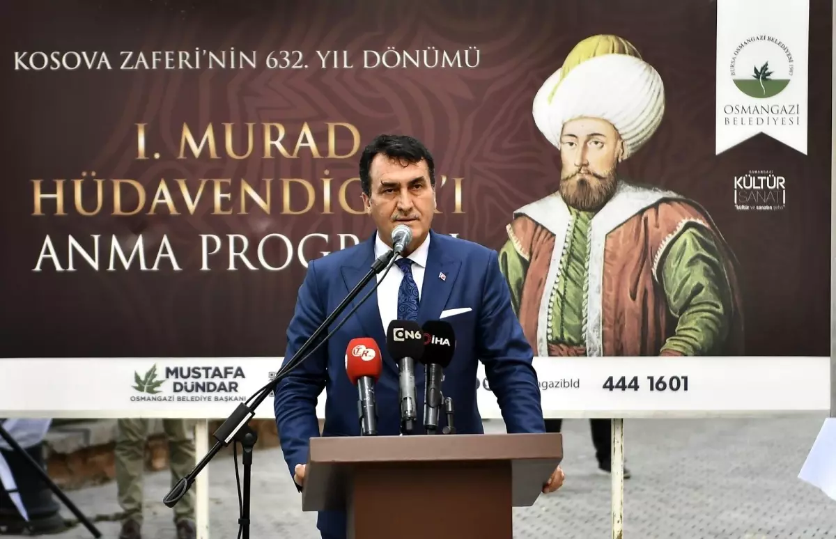 Murat Hüdavendigar, Kosova\'dan sonra Bursa\'da da anıldı