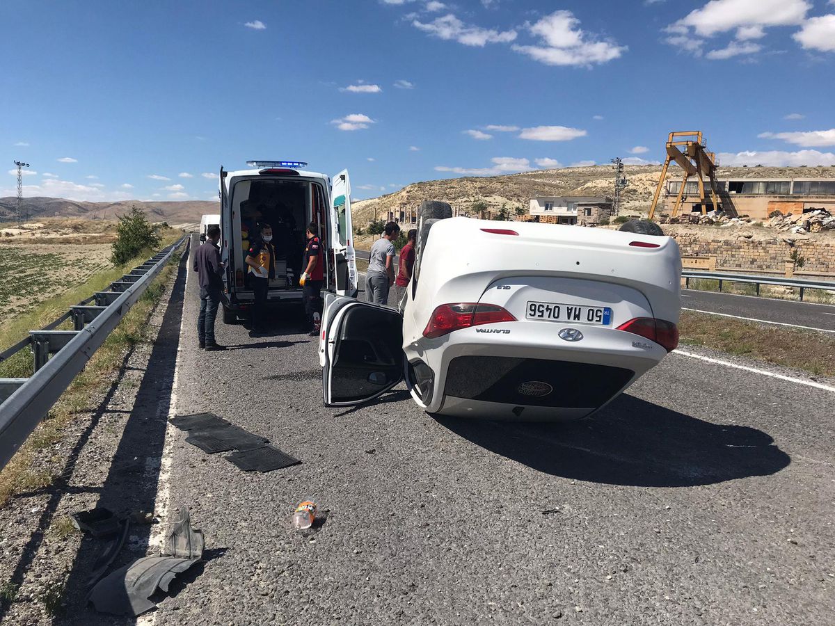 Nevşehir\'de trafik kazası: 1 yaralı