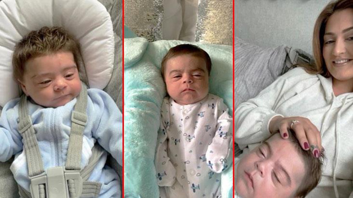 Annesi fotoğrafını paylaştı, ilgi odağı oldu! Henüz 3 aylık olan bebeği görenler inanamıyor