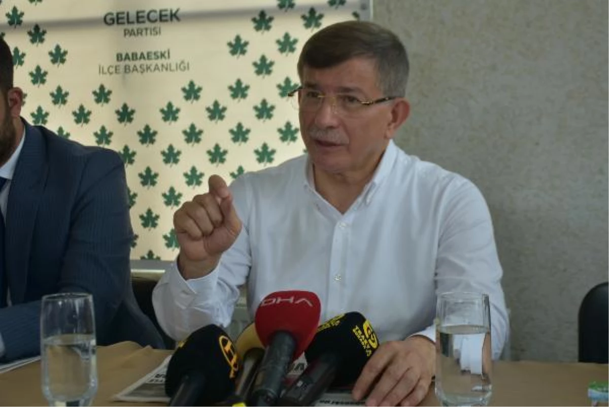 KIRKLARELİ - Gelecek Partisi Genel Başkanı Davutoğlu, muhtarlar ve STK temsilcileriyle buluştu