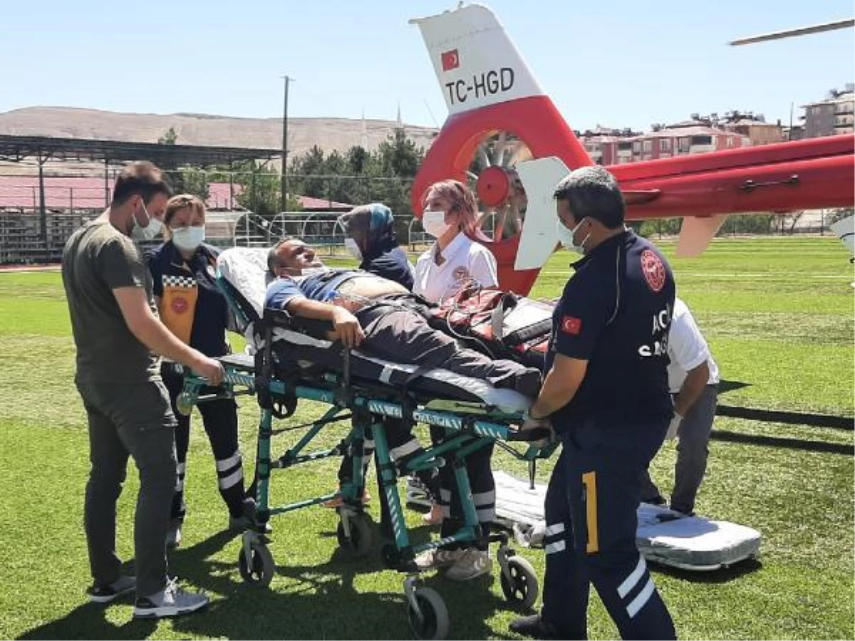 Son dakika haber: Kalp krizi geçirdi, ambulans helikopterle hastaneye ulaştırıldı