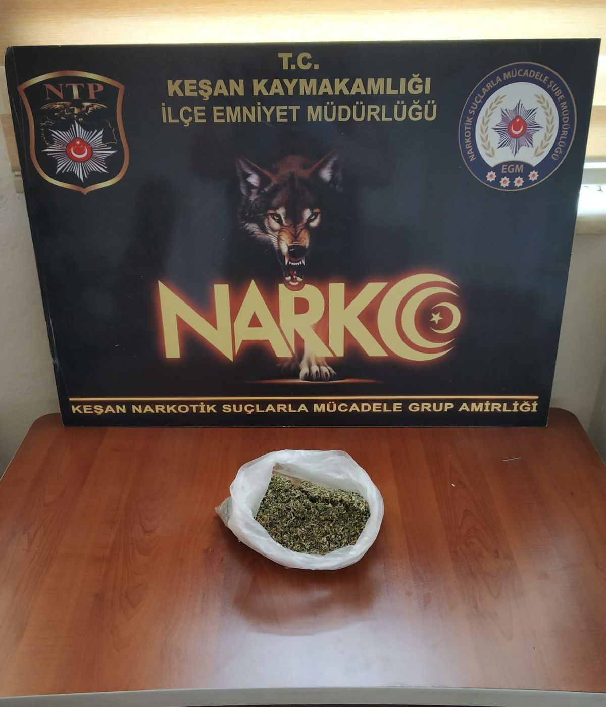 Keşan\'da bir evde 110 gram bonzai ele geçirildi
