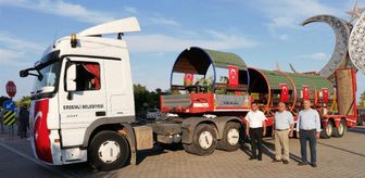 Mersin'den İdlib'de görevli Mehmetçiğe kameriye ve bank