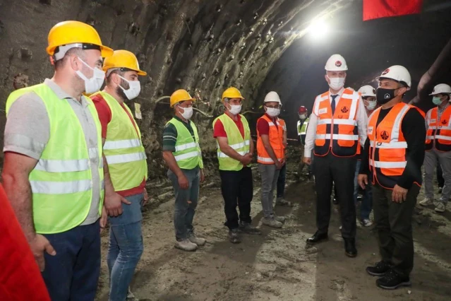 Ordu Çevre Yolu'ndaki 1280 metrelik tünelde ışık görüldü