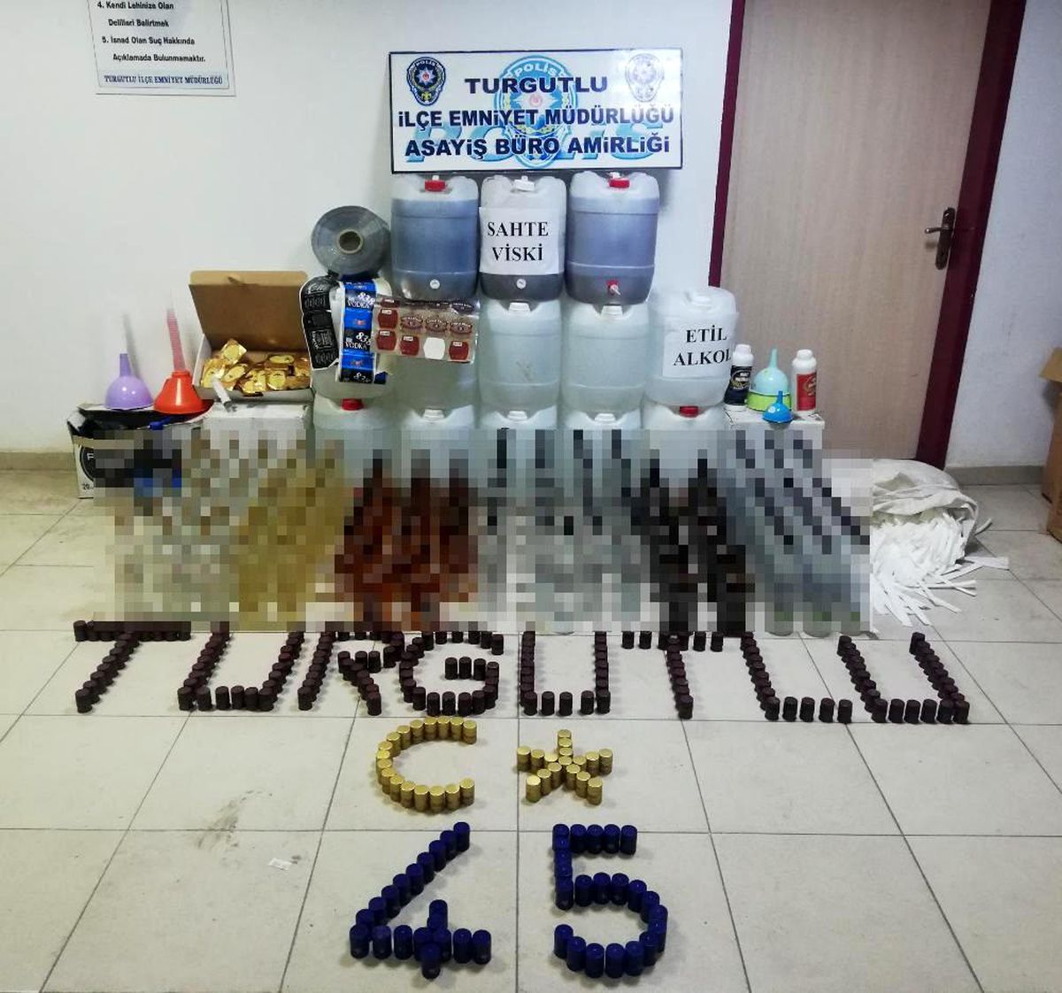 Son dakika haberleri: Polisten sahte içki operasyonu