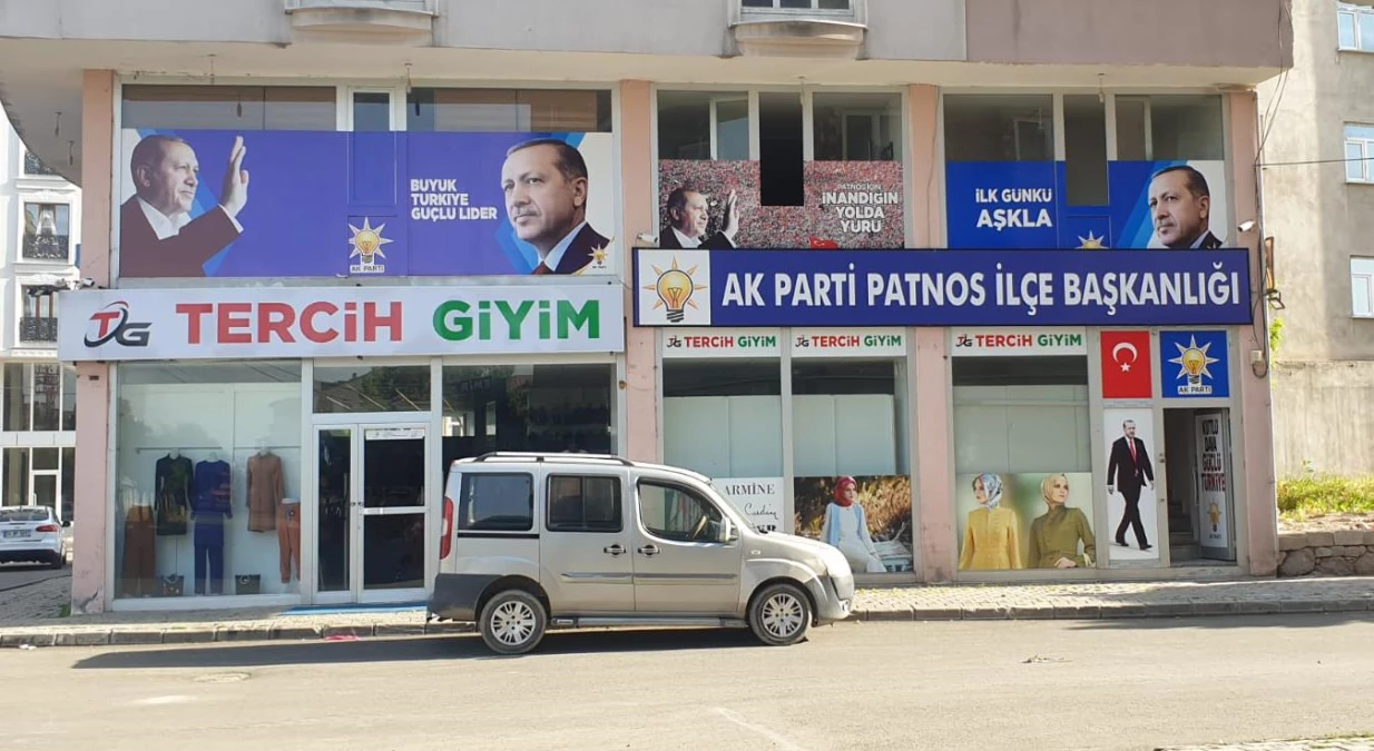 Ağrı\'da AK Parti Patnos İlçe Başkanlığı binasına molotofkokteyli ile saldırı girişimi